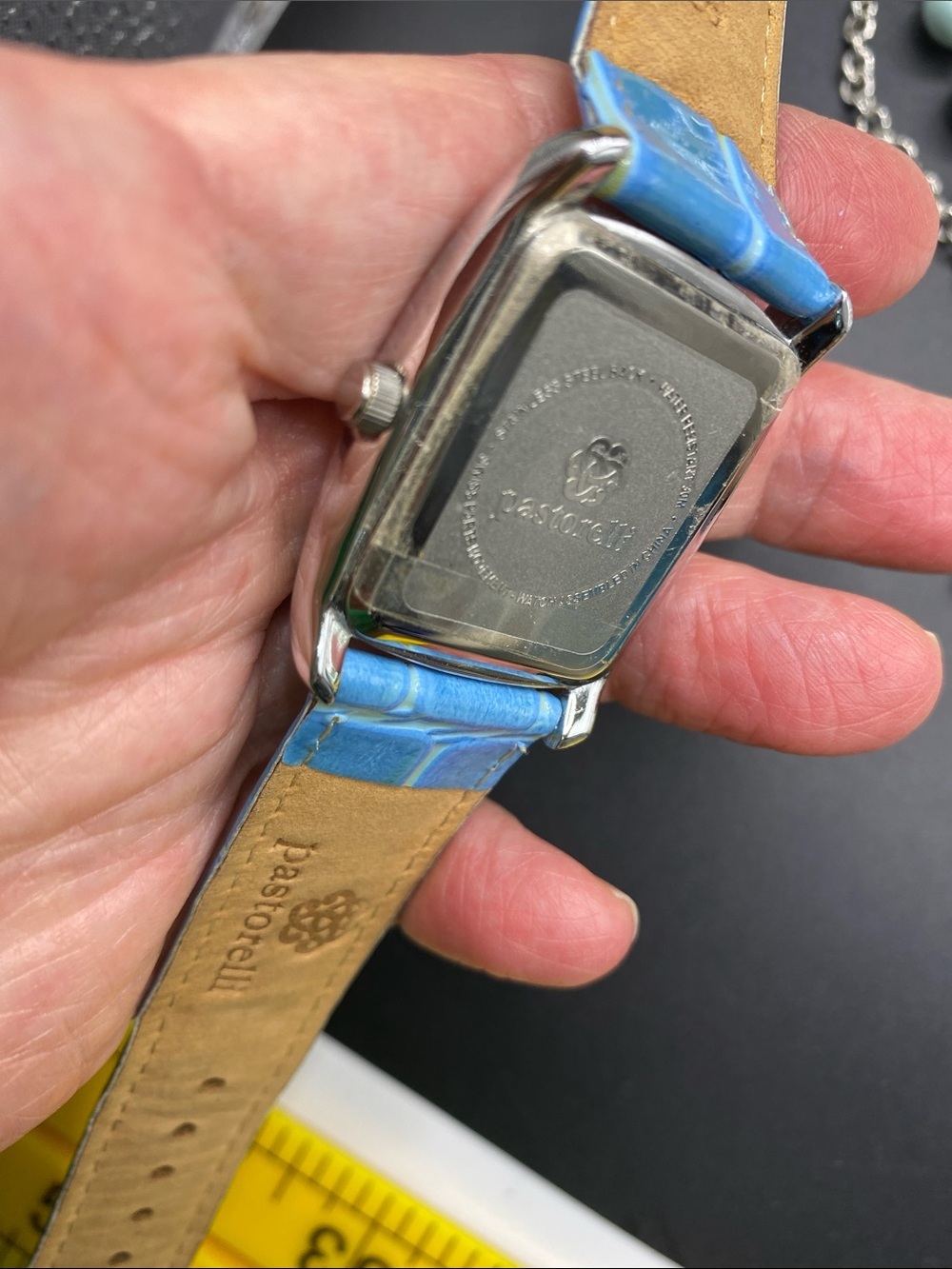 PASTORELLI  Blue Genuine Leather Watch - Picture 10 of 10